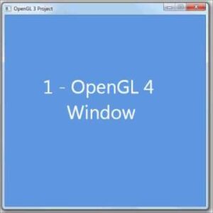 1. OpenGL 4 Window tutorial video preview