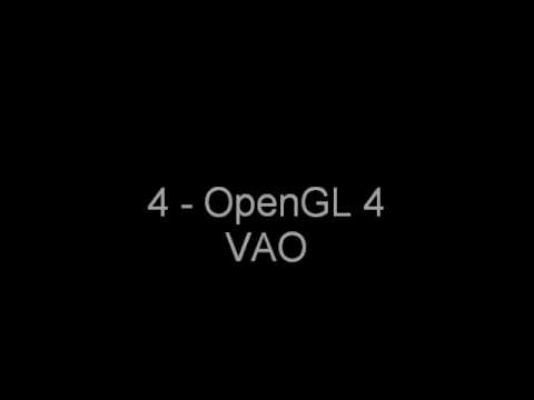 4. OpenGL 4 Vertex Array Objects (VAO) tutorial video preview
